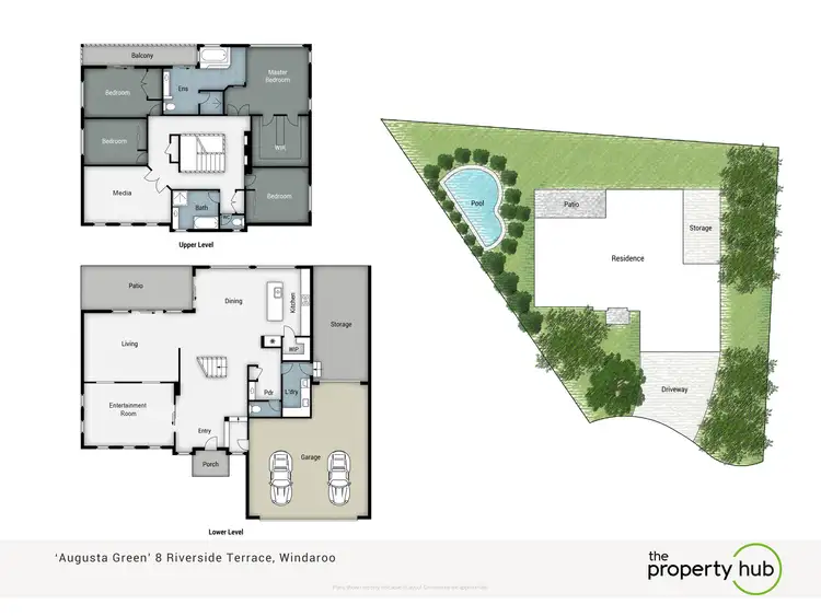 Floorplan of Homely house listing, 8 Riverside Terrace, Windaroo QLD 4207