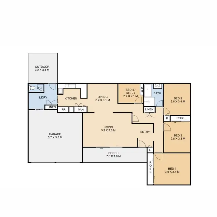 Floorplan of Homely house listing, 19 Knockator Crescent, Centenary Heights QLD 4350
