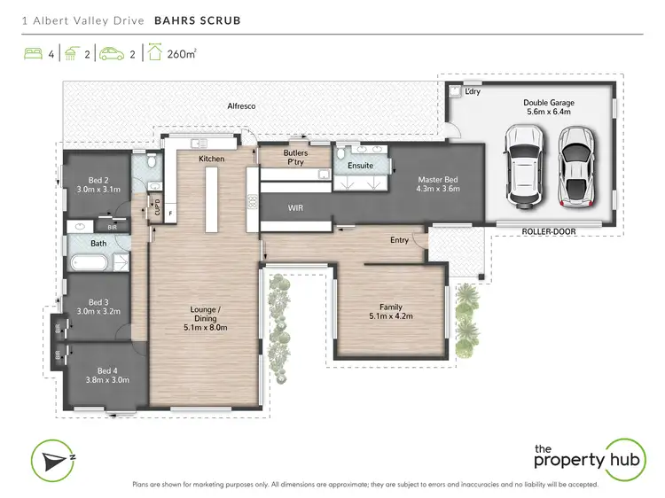 Floorplan of Homely house listing, 1 Albert Valley Drive, Bahrs Scrub QLD 4207
