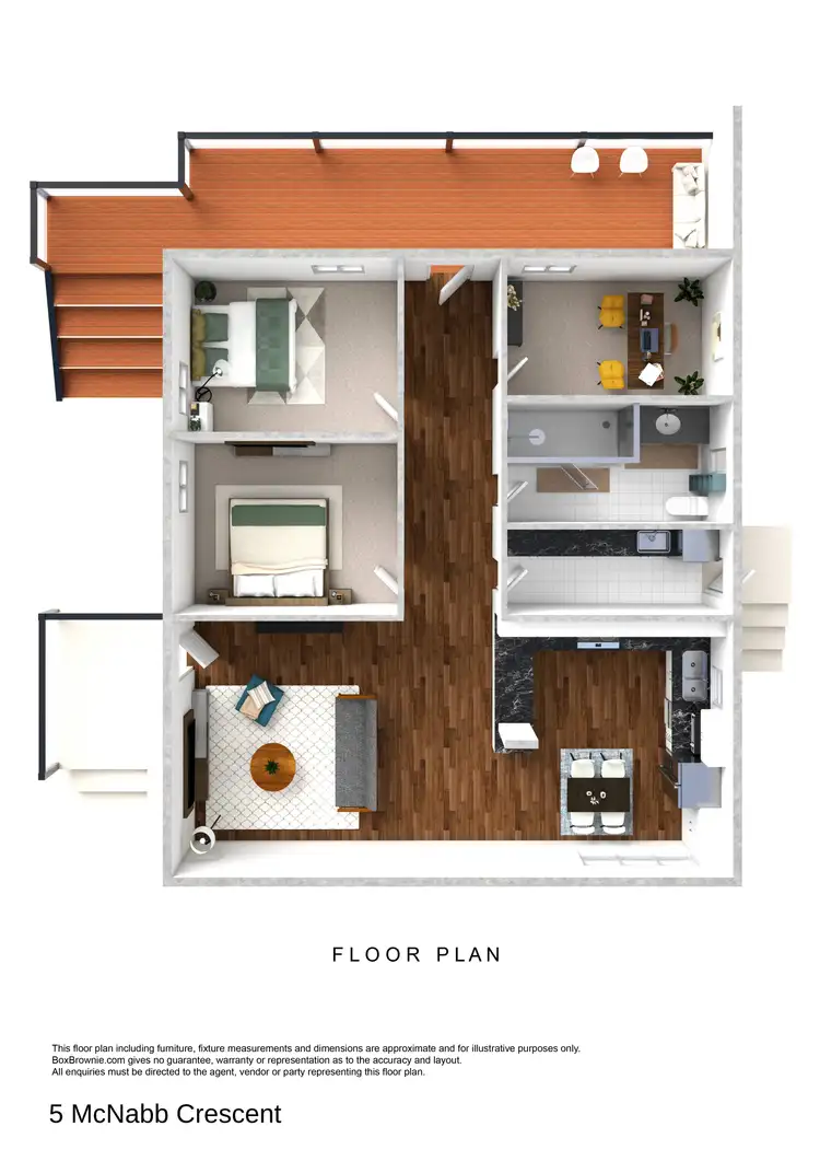 Floorplan of Homely house listing, 5 Mcnabb Crescent, Griffith NSW 2680