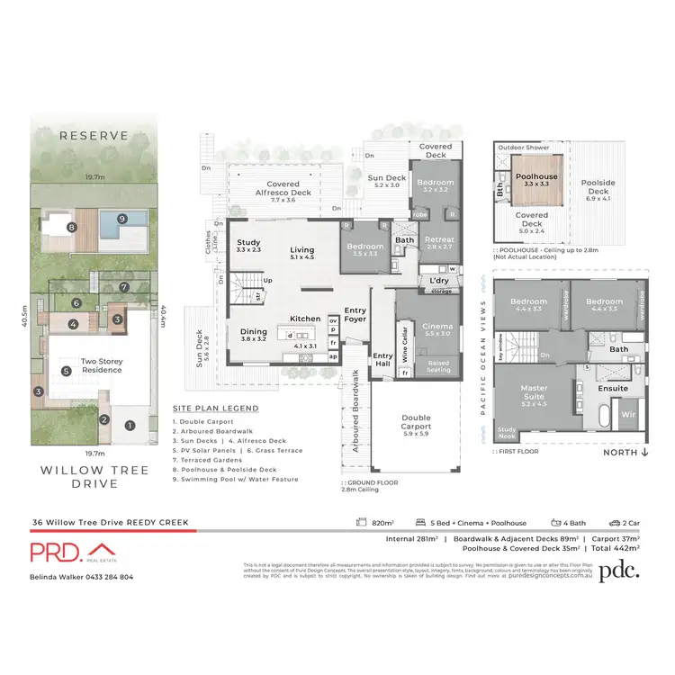 Floorplan of Homely house listing, 36 Willow Tree Drive, Reedy Creek QLD 4227