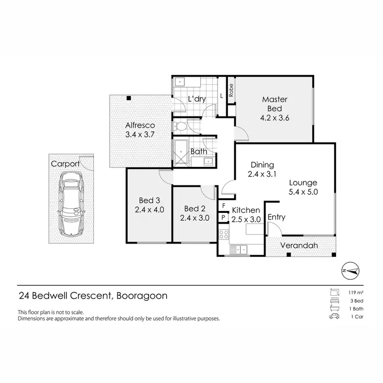 Floorplan of Homely land listing, 24 Bedwell Crescent, Booragoon WA 6154