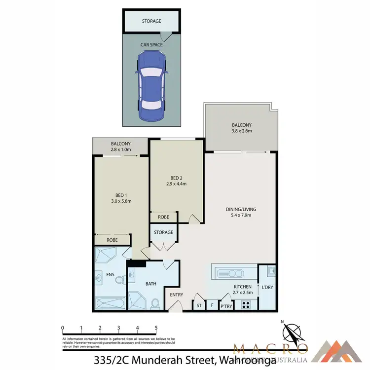Floorplan of Homely apartment listing, 335/2C Munderah Street, Wahroonga NSW 2076