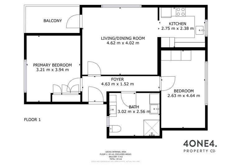 Floorplan of Homely unit listing, 15/4 Myella Drive, Berriedale TAS 7011