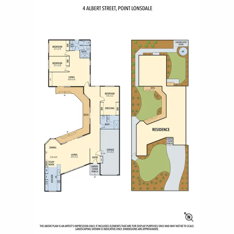 Floorplan of Homely house listing, 4 Albert Street, Point Lonsdale VIC 3225
