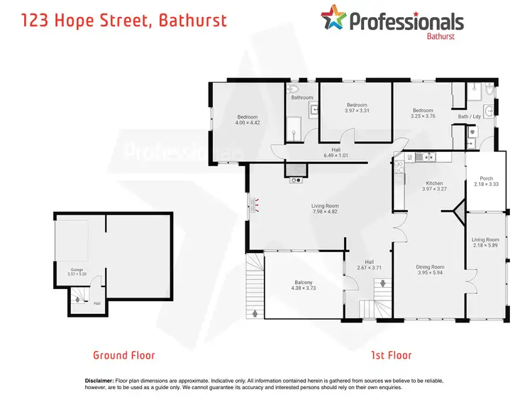 Floorplan of Homely house listing, 123 Hope Street, Bathurst NSW 2795