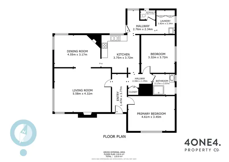 Floorplan of Homely house listing, 36 Lampton Avenue, Derwent Park TAS 7009