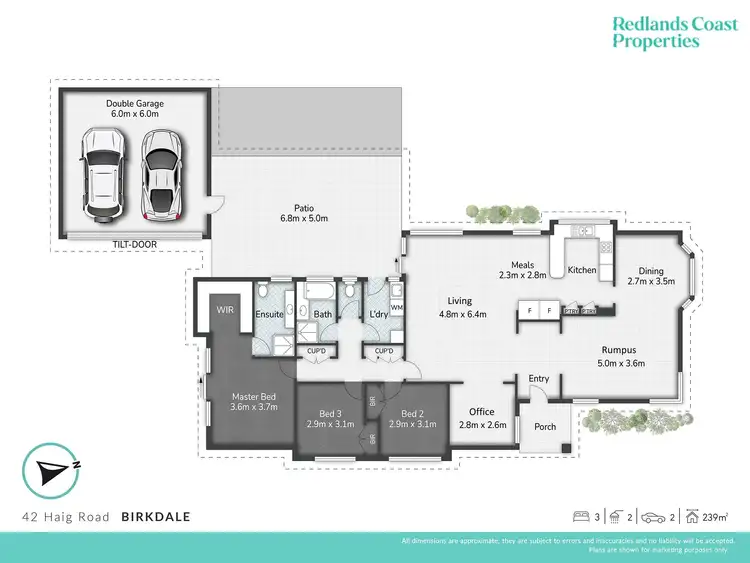 Floorplan of Homely house listing, 42 Haig Road, Birkdale QLD 4159