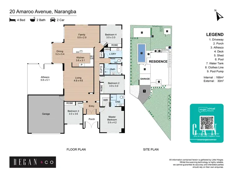 Floorplan of Homely house listing, 20 Amaroo Avenue, Narangba QLD 4504