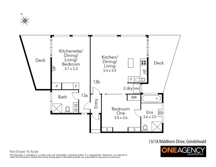 Floorplan of Homely villa listing, 13/1A Waldhorn Drive, Grindelwald TAS 7277
