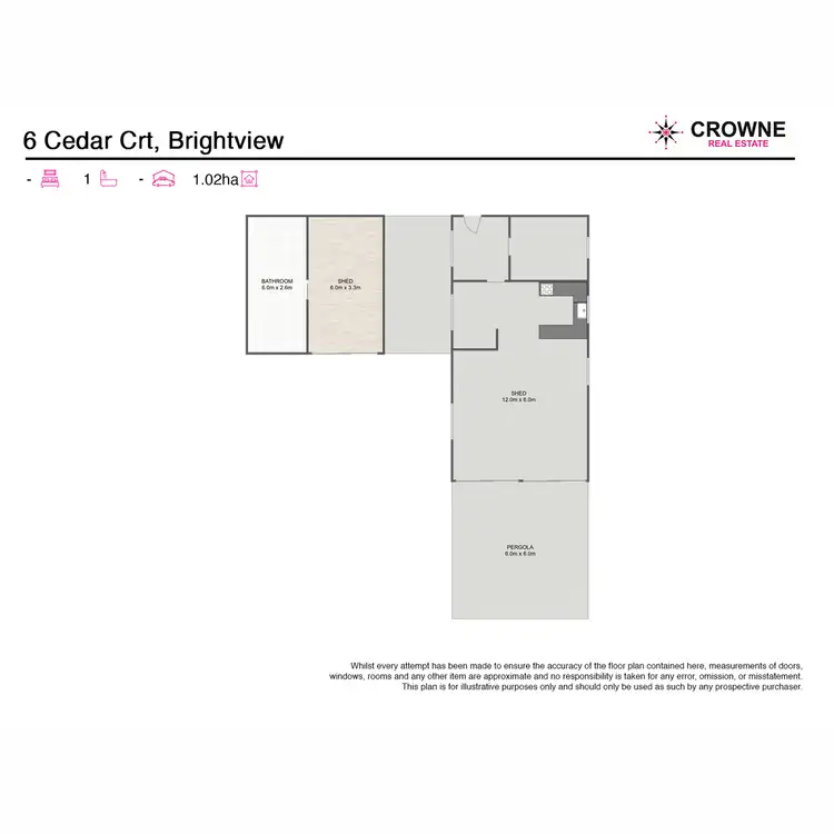 Floorplan of Homely house listing, 6 Cedar Court, Brightview QLD 4311