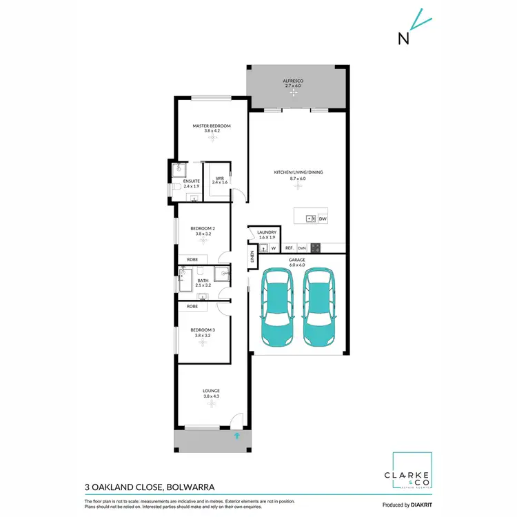 Floorplan of Homely house listing, 3 Oakland Close, Bolwarra NSW 2320