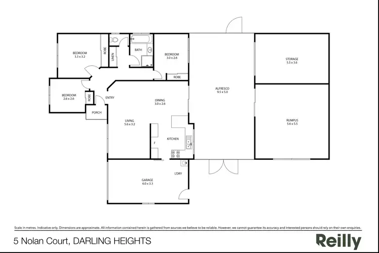 Floorplan of Homely house listing, 5 Nolan Court, Darling Heights QLD 4350
