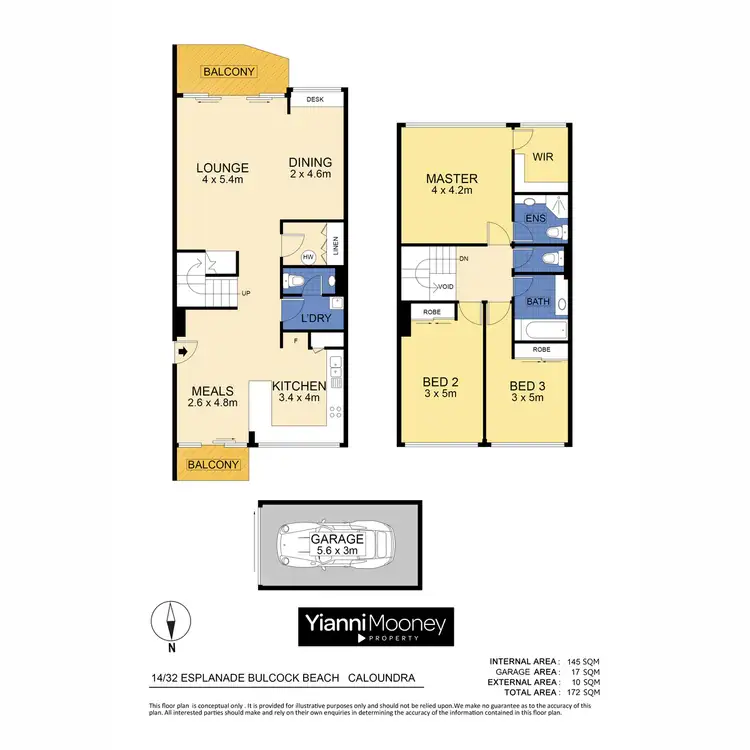 Floorplan of Homely apartment listing, 14/32 Esplanade Bulcock Beach, Caloundra QLD 4551