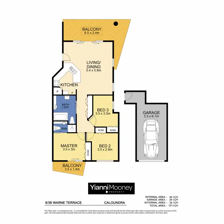 Floorplan of Homely apartment listing, 6/38 Warne Terrace, Caloundra QLD 4551