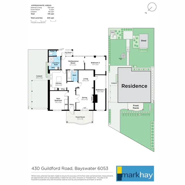 Floorplan of Homely house listing, 430 Guildford Road, Bayswater WA 6053