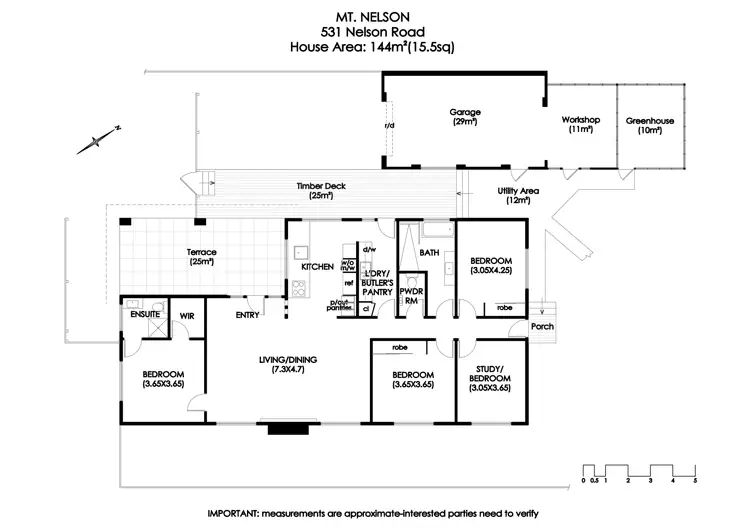 Floorplan of Homely house listing, 531 Nelson Road, Mount Nelson TAS 7007
