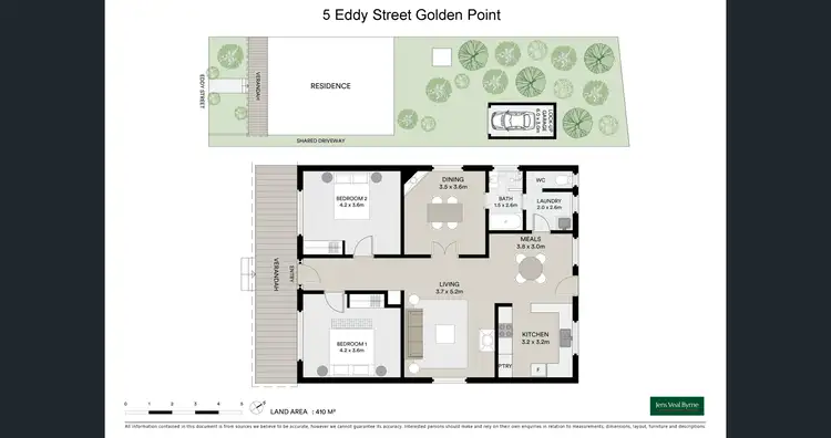 Floorplan of Homely house listing, 5 Eddy Street, Golden Point VIC 3350