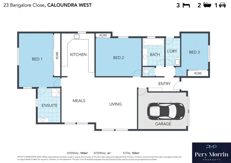 Floorplan of Homely house listing, 23 Bangalore Close, Caloundra West QLD 4551