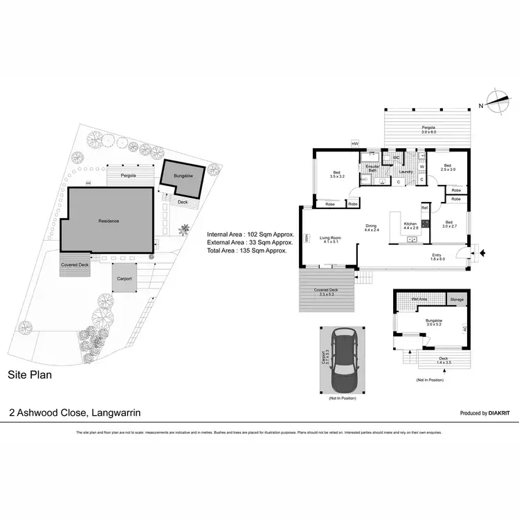 Floorplan of Homely house listing, 2 Ashwood Close, Langwarrin VIC 3910