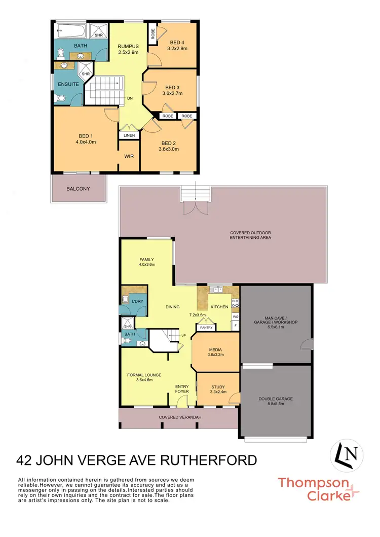 Floorplan of Homely house listing, 42 John Verge Avenue, Rutherford NSW 2320