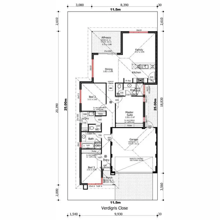 Floorplan of Homely house listing, 46 Verdigris Loop, Eglinton WA 6034