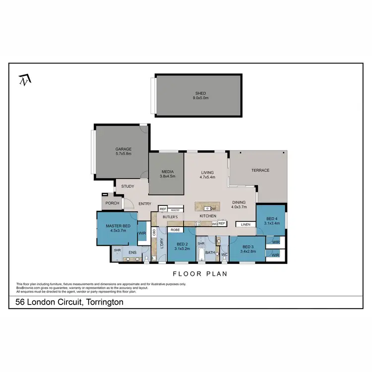 Floorplan of Homely house listing, 56 London Circuit, Torrington QLD 4350