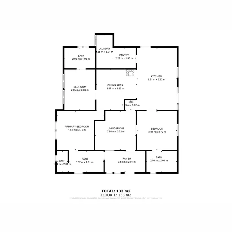 Floorplan of Homely rural property listing, 14 Jordans Weir Road, Adare QLD 4343