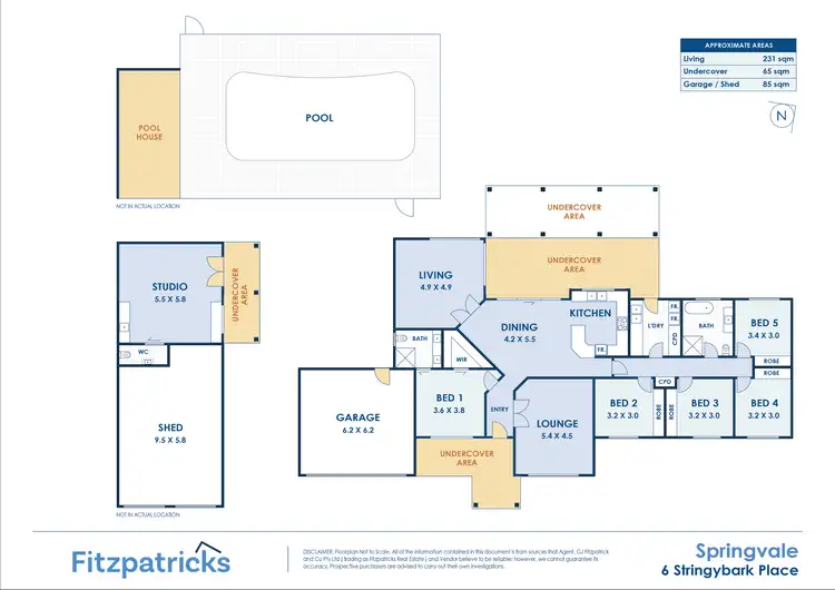 Floorplan of Homely house listing, 6 Stringybark Place, Springvale NSW 2650