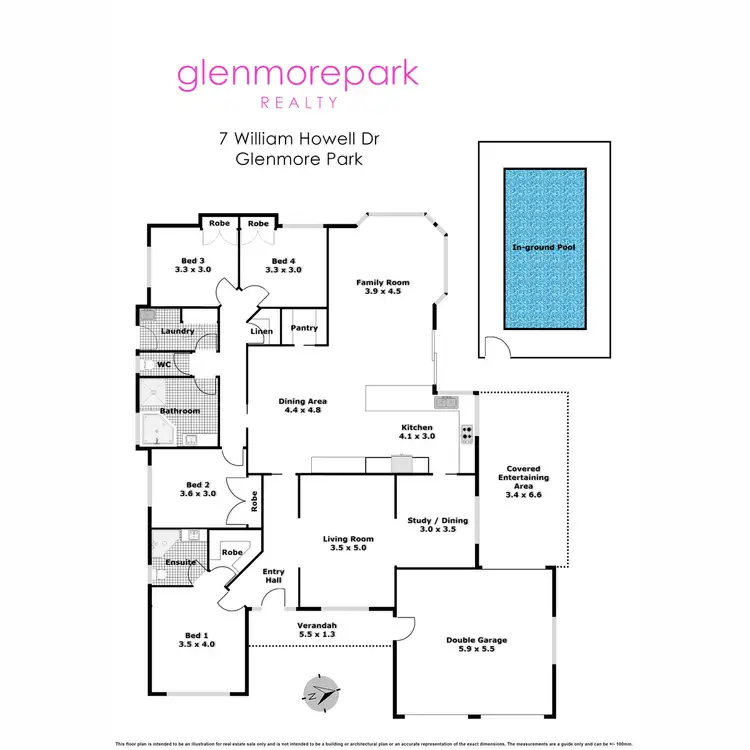 Floorplan of Homely house listing, 7 William Howell Drive, Glenmore Park NSW 2745