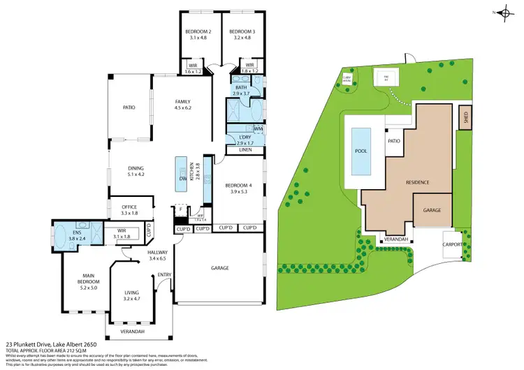 Floorplan of Homely house listing, 23 Plunkett Drive, Lake Albert NSW 2650