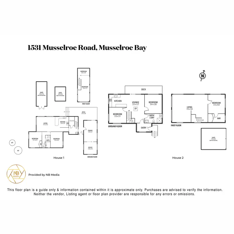 Floorplan of Homely house listing, 1531 Musselroe Road, Musselroe Bay TAS 7264