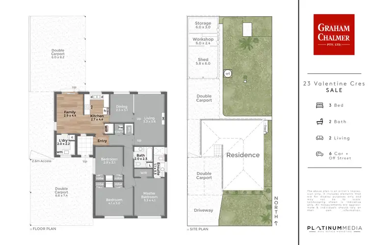 Floorplan of Homely house listing, 23 Valentine Crescent, Sale VIC 3850