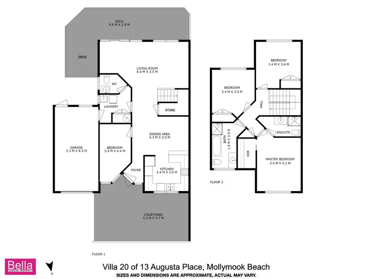 Floorplan of Homely house listing, 20/13-15 Augusta Place, Mollymook Beach NSW 2539