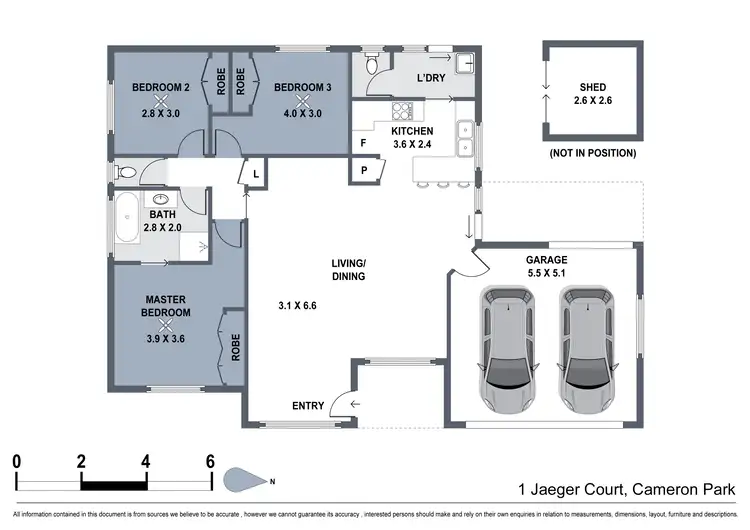 Floorplan of Homely house listing, 1 Jaeger Court, Cameron Park NSW 2285
