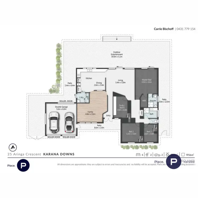 Floorplan of Homely house listing, 25 Aringa Crescent, Karana Downs QLD 4306