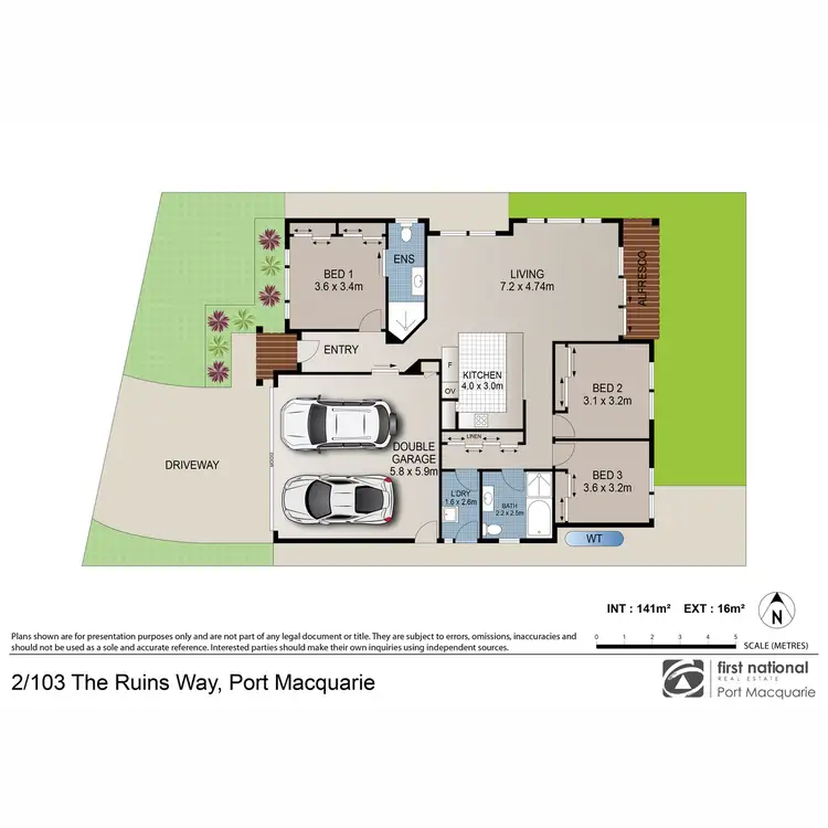 Floorplan of Homely villa listing, 2/103 The Ruins Way, Port Macquarie NSW 2444