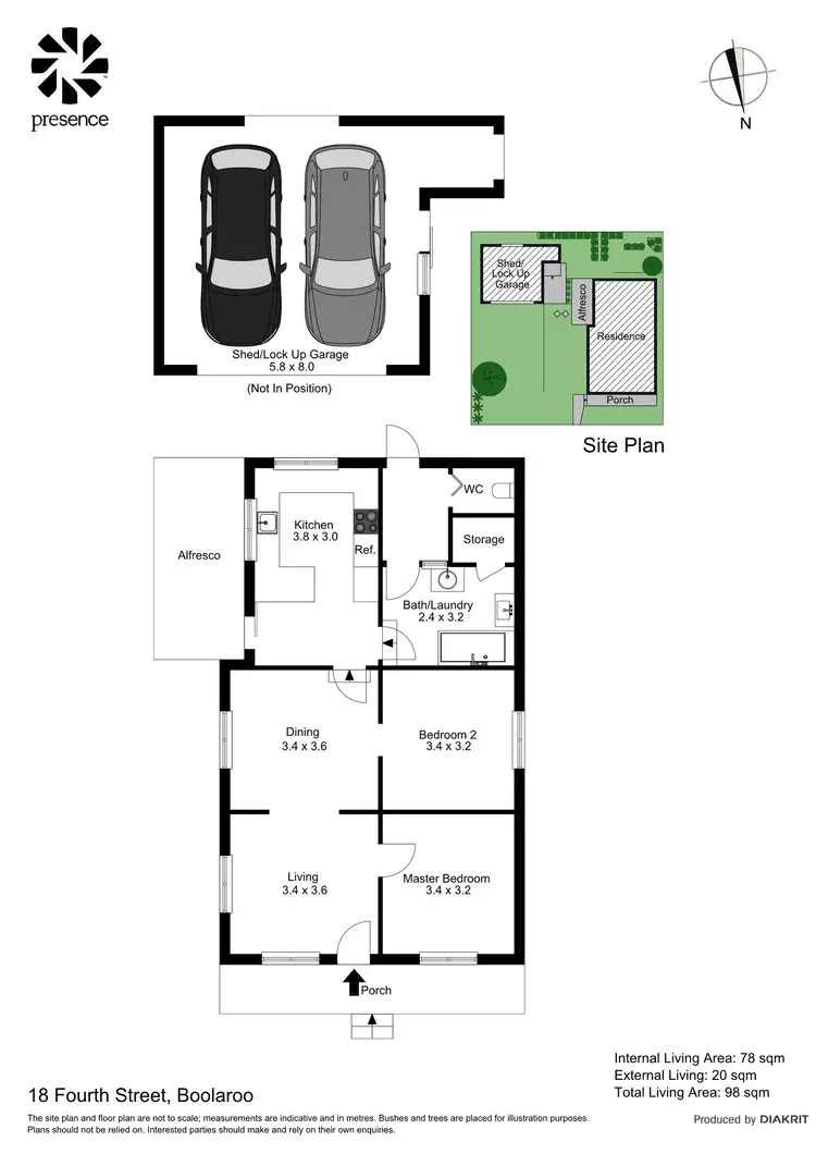 Floorplan of Homely house listing, 18 Fourth Street, Boolaroo NSW 2284