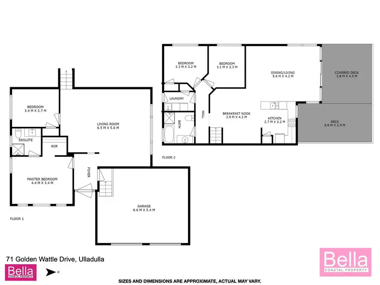 Floorplan of Homely house listing, 71 Golden Wattle Drive, Ulladulla NSW 2539