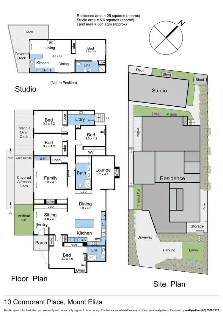Floorplan of Homely house listing, 10 Cormorant Place, Mount Eliza VIC 3930