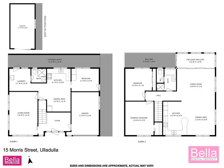 Floorplan of Homely house listing, 15 Morris Street, Ulladulla NSW 2539