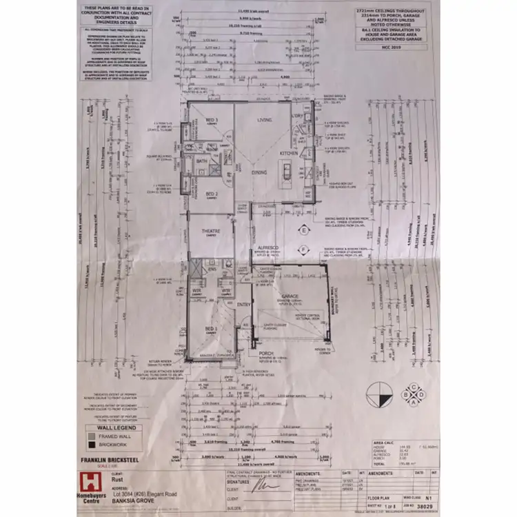 Floorplan of Homely house listing, 26 Elegant Road, Banksia Grove WA 6031