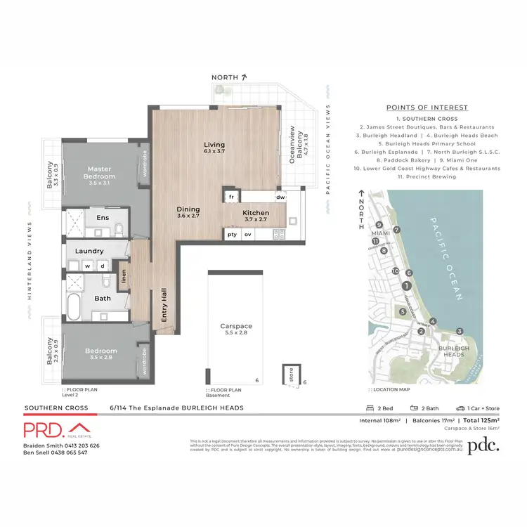 Floorplan of Homely apartment listing, 6/114 The Esplanade, Burleigh Heads QLD 4220