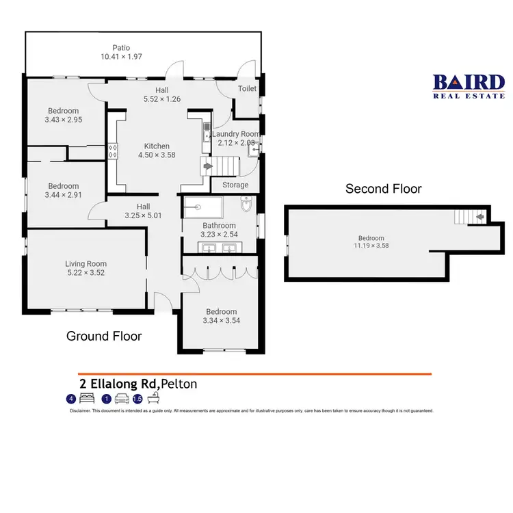 Floorplan of Homely house listing, 2 Ellalong Road, Pelton NSW 2325