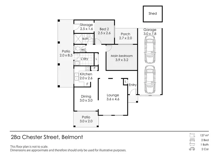 Floorplan of Homely house listing, 28A Chester Street, Belmont WA 6104