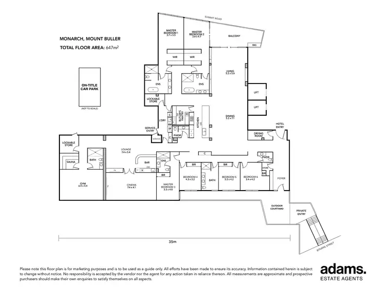 Floorplan of Homely apartment listing, Monarch/5 Summit Road, Mount Buller VIC 3723