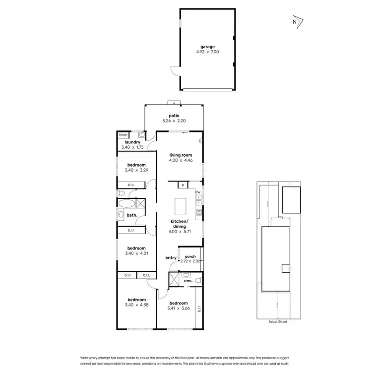 Floorplan of Homely house listing, 72 Talbot Street, Altona Meadows VIC 3028