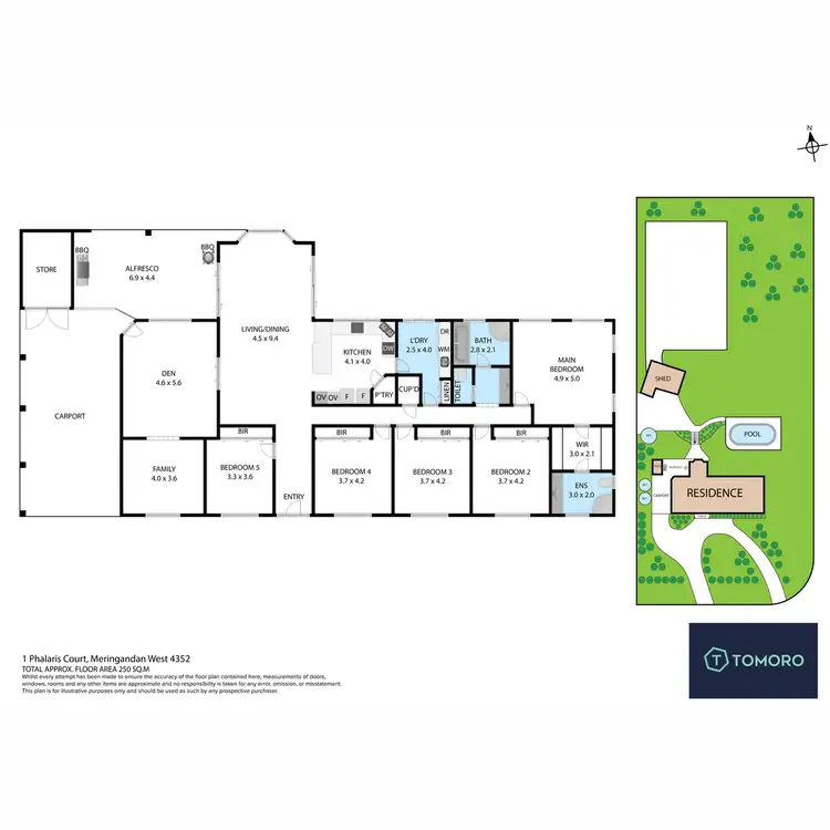 Floorplan of Homely house listing, 1 Phalaris Court, Meringandan West QLD 4352