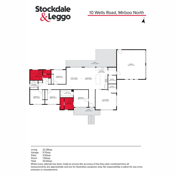 Floorplan of Homely house listing, 10 Wells Road, Mirboo North VIC 3871