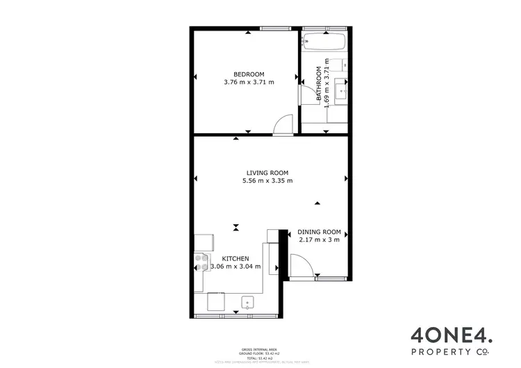 Floorplan of Homely unit listing, 7/14B Coleman Street, Moonah TAS 7009